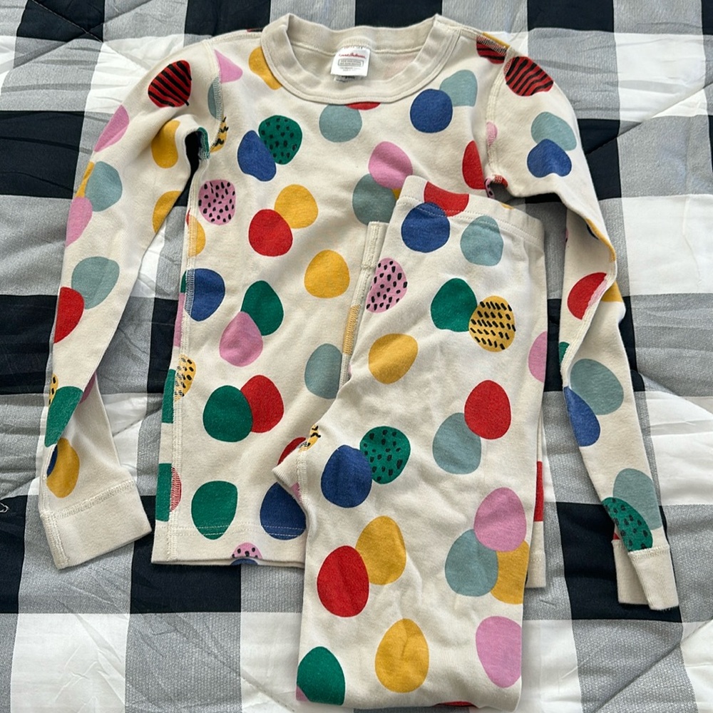 Hanna Andersson Easter egg pajamas
